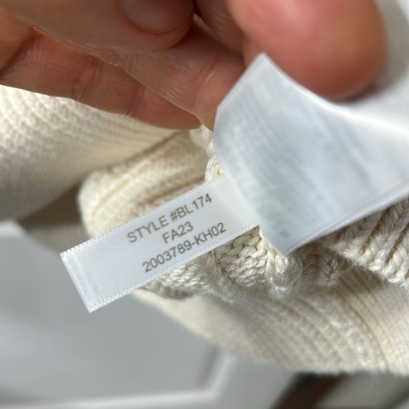 J Crew Cream Cable-Knit Zip Up Sweater - Picture 11 of 17